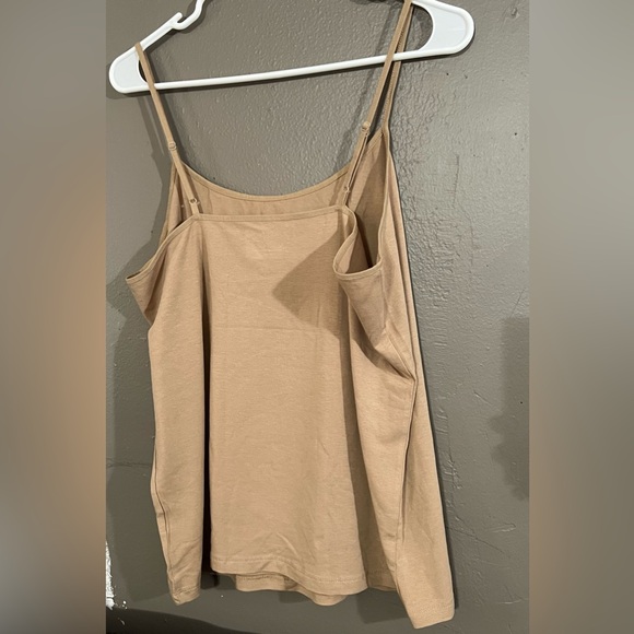 Time & Tru Women’s Beige Cami Tank Top - Picture 5 of 6